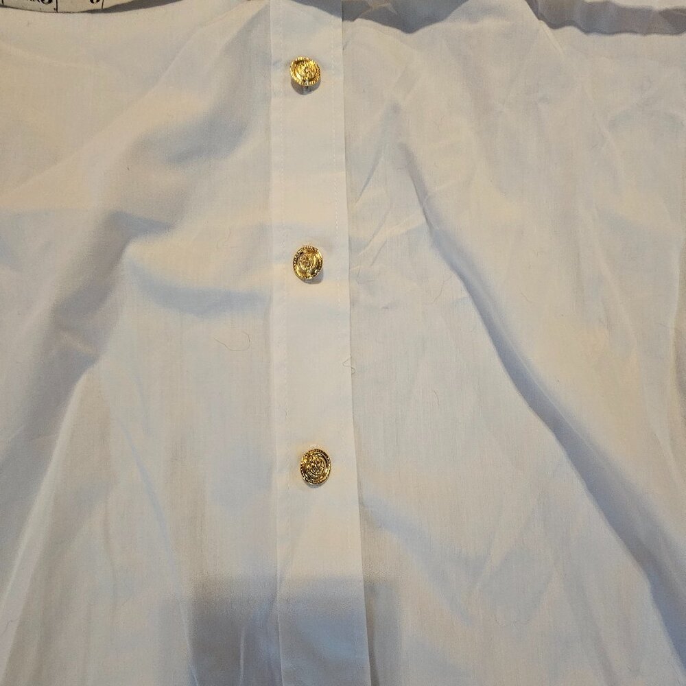 Bob Mackie White Blouse - Picture 4 of 6